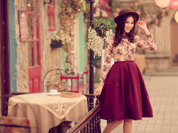 Siêu mẫu Kim Dung yêu kiều với phong cách cổ điển ảnh 6