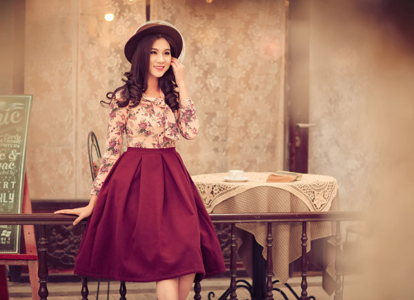 Siêu mẫu Kim Dung yêu kiều với phong cách cổ điển ảnh 4