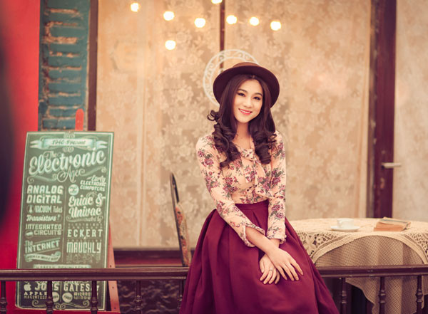 Siêu mẫu Kim Dung yêu kiều với phong cách cổ điển ảnh 3