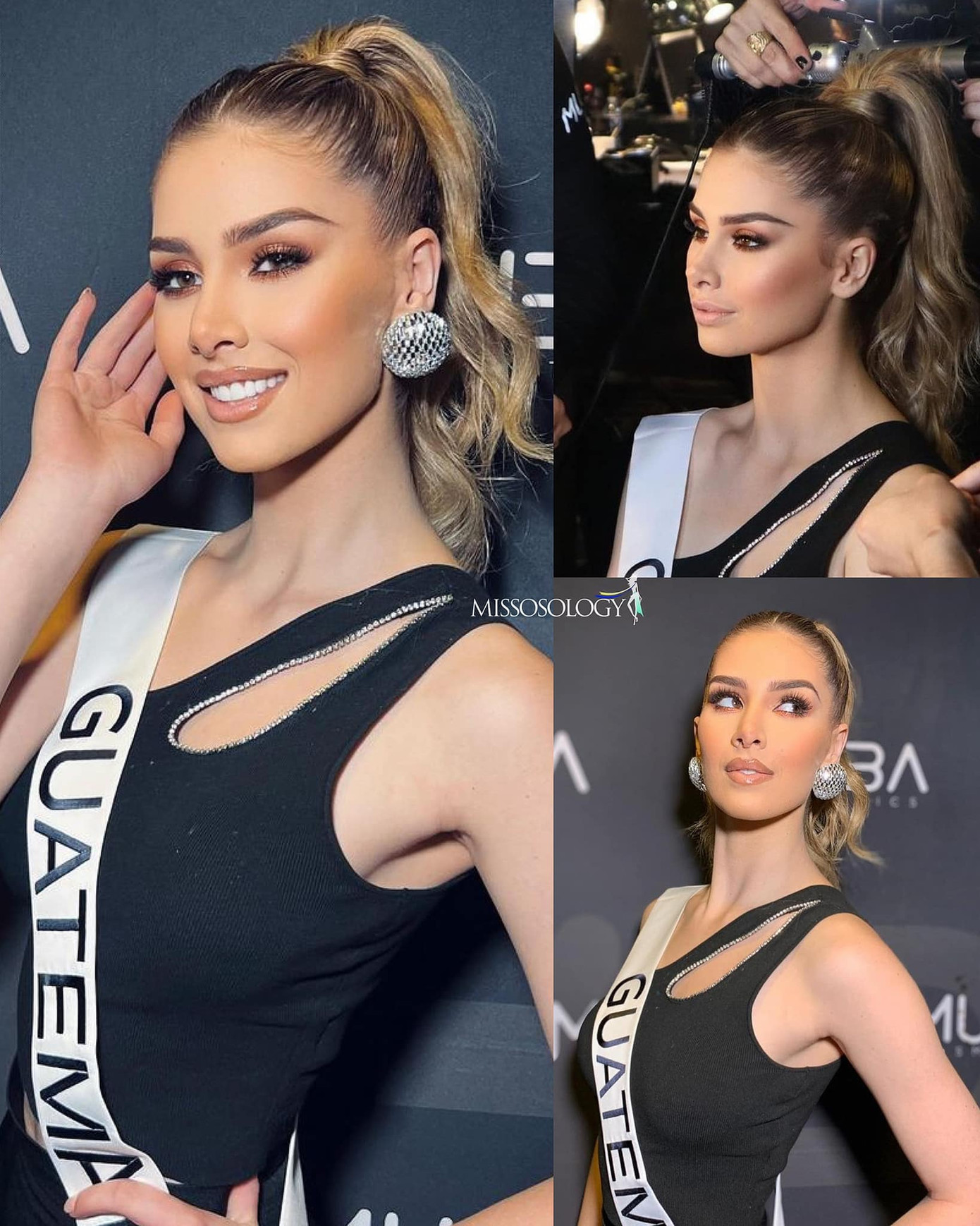 Hoa hậu Hoàn vũ Guatemala - Ivana Batchelor diện trang phục có kiểu dáng lạ mắt khi tới Mỹ ngày đầu tiên. Người đẹp biến hóa quyến rũ khi được các chuyên gia trang điểm, làm tóc của cuộc thi chăm sóc. Ivana Batchelor là ứng viên gây chú ý của khu vực Mỹ Latinh. Cô từng giành được danh hiệu Á hậu 2 tại cuộc thi Miss Grand International 2020.