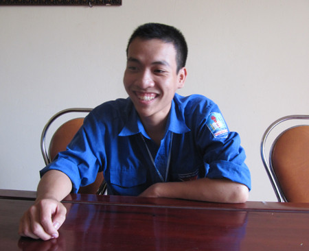 "Chàng trai vui tính nhất lớp" không đặt nặng vấn đề thắng thua nhưng hy vọng sẽ đưa vòng nguyệt quế cuộc thi Đường lên đỉnh Olympia về với đất học xứ Nghệ..