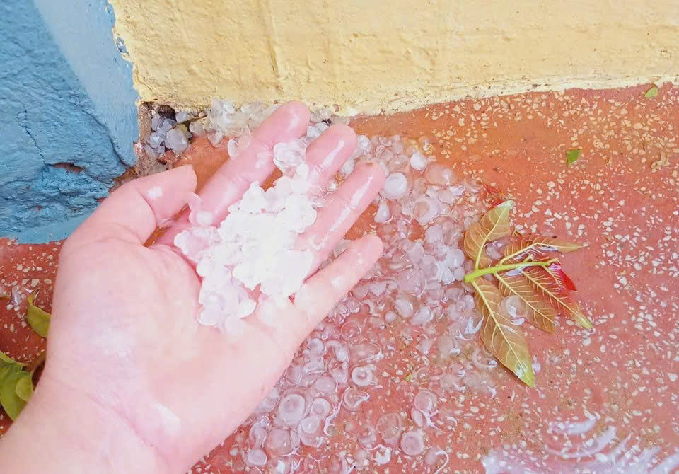 Đây được coi là trận mưa đá đầu tiên từ đầu năm 2025 đến nay trên địa bàn tỉnh Thanh Hóa Đây được coi là trận mưa đá đầu tiên từ đầu năm 2025 đến nay trên địa bàn tỉnh Thanh Hóa