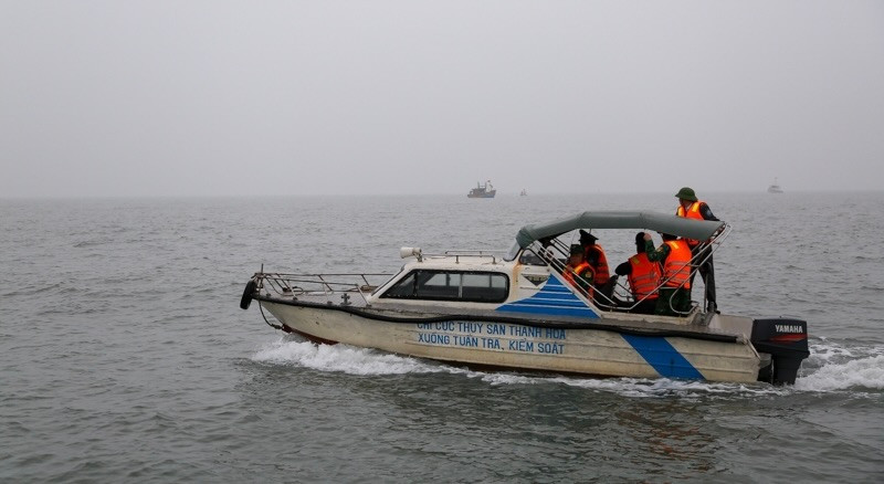 Lực lượng chức năng Thanh Hóa tuần tra trên biển Lực lượng chức năng Thanh Hóa tuần tra trên biển