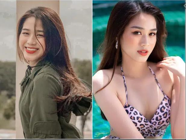 Dù khi còn là sinh viên hay khi tham gia cuộc thi Hoa hậu Việt Nam 2020, Đỗ Thị Hà đều trung thành với kiểu tóc này.