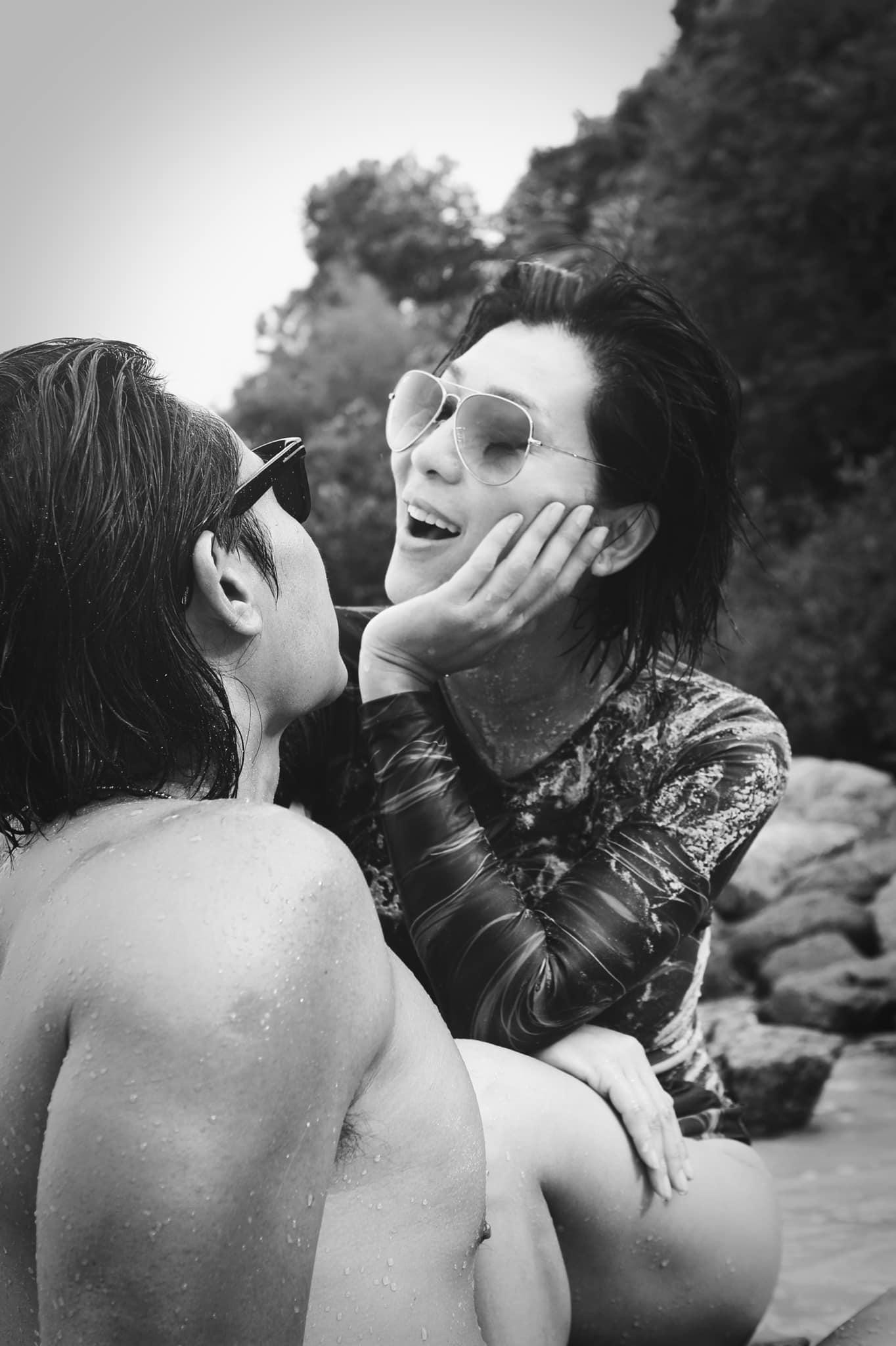 Cũng trong lần sinh nhật này, Kỳ Duyên chia sẻ ảnh bạn trai giấu mặt.