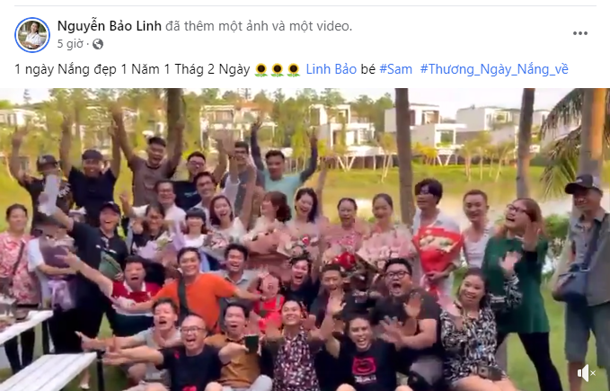 Diễn viên nhí Bảo Linh- vai bé Sam. Diễn viên nhí Bảo Linh- vai bé Sam.