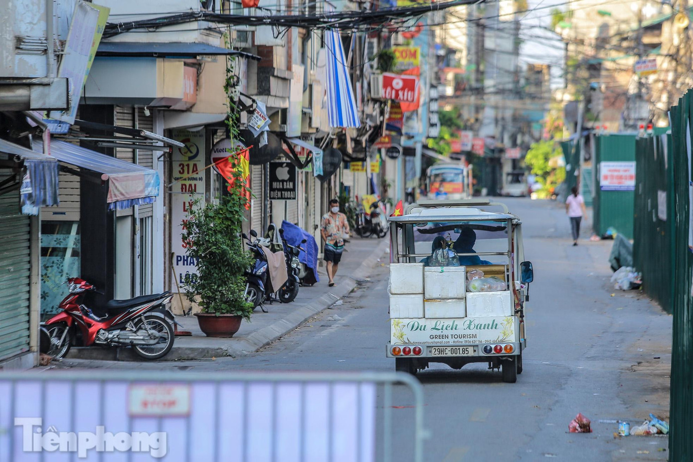 Dùng xe điện sẽ giúp thực hiện nghiêm các biện pháp phòng, chống dịch trong quá trình vận chuyển, giao đến tay người dân.