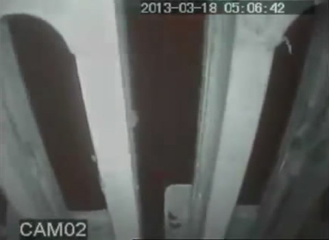 Cánh cửa bị rung lên bần bật rồi mở tung. Cánh cửa bị rung lên bần bật rồi mở tung