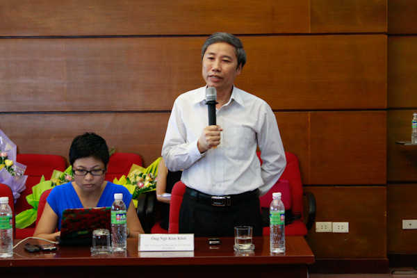 Ông Ngô Kim Khôi - Phó vụ trưởng Vụ Giáo dục Đại học - Bộ GD&ĐT