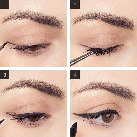 4 bước vẽ eyeliner cực chuẩn và sắc. 4 bước vẽ eyeliner cực chuẩn và sắc.