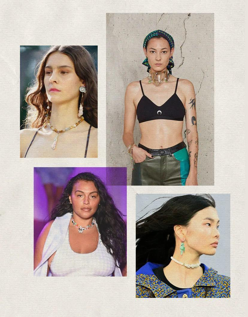 Chuỗi nhựa màu đem cảm giác tươi vui.