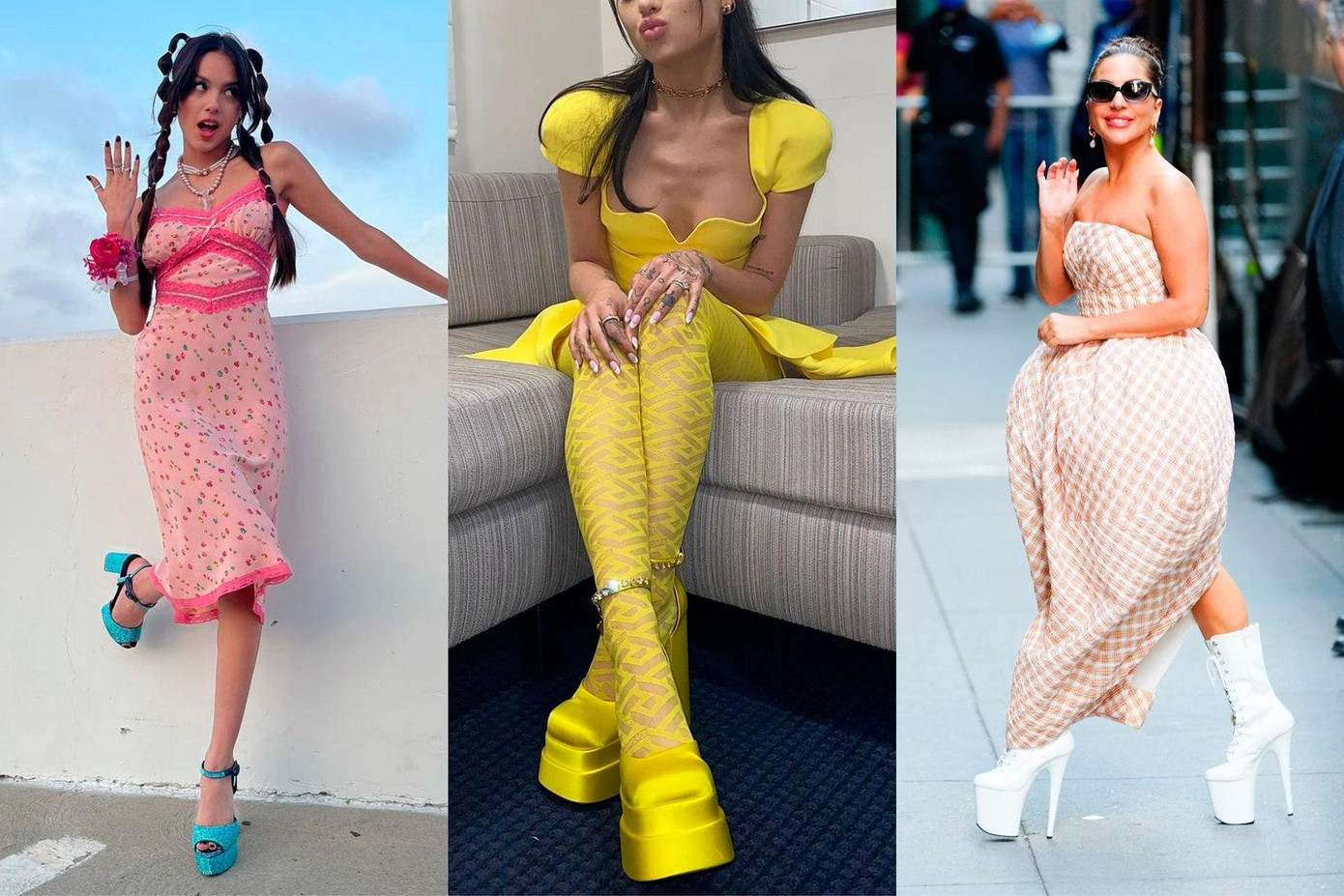 Olivia Rodrigo, Ariana Grande, Lady Gaga. Olivia Rodrigo, Ariana Grande, Lady Gaga.