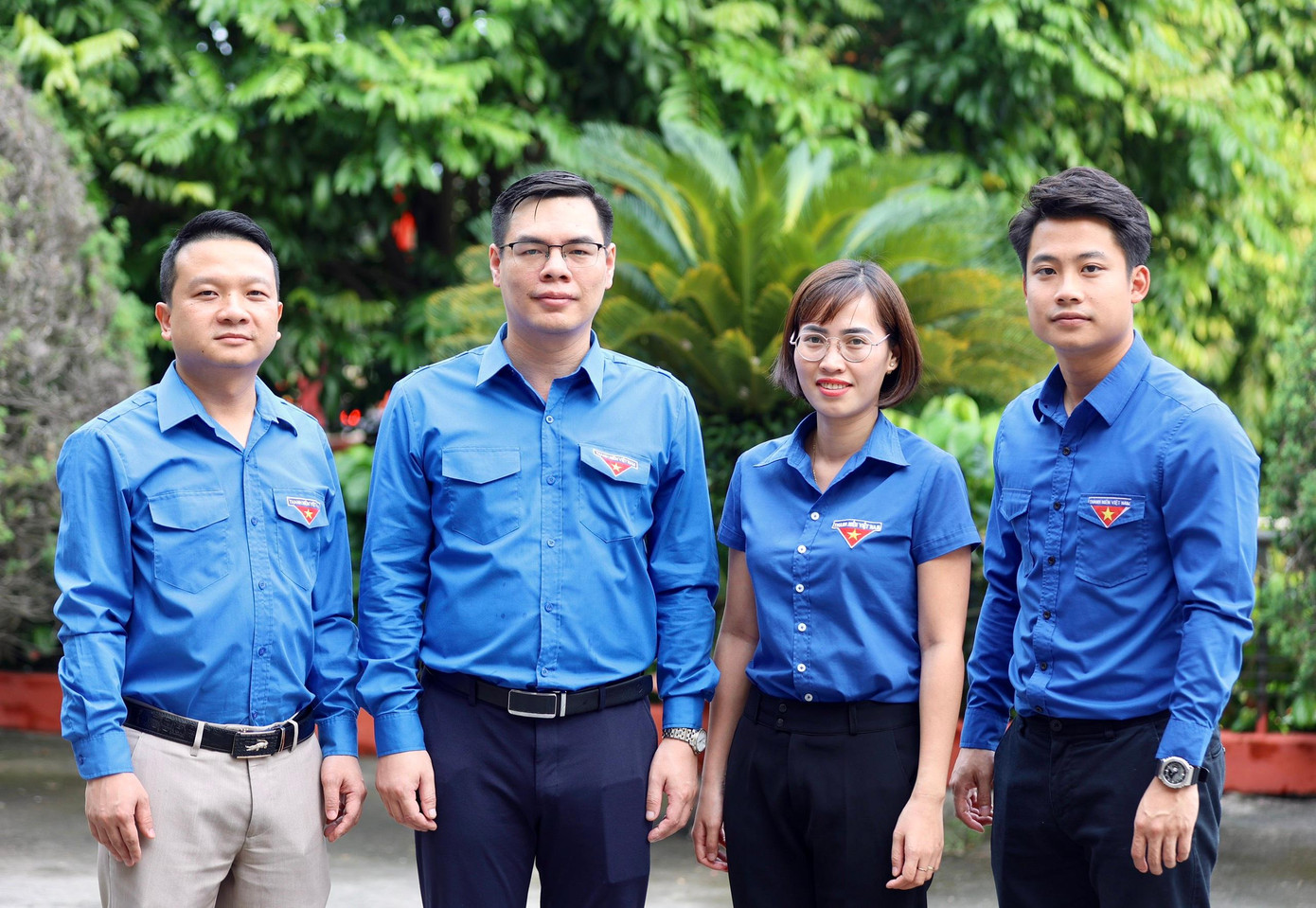 Bí thư và các Phó Bí thư Tỉnh Đoàn Yên Bái khóa XV, nhiệm kỳ 2022 - 2027. Ảnh: Như Ý