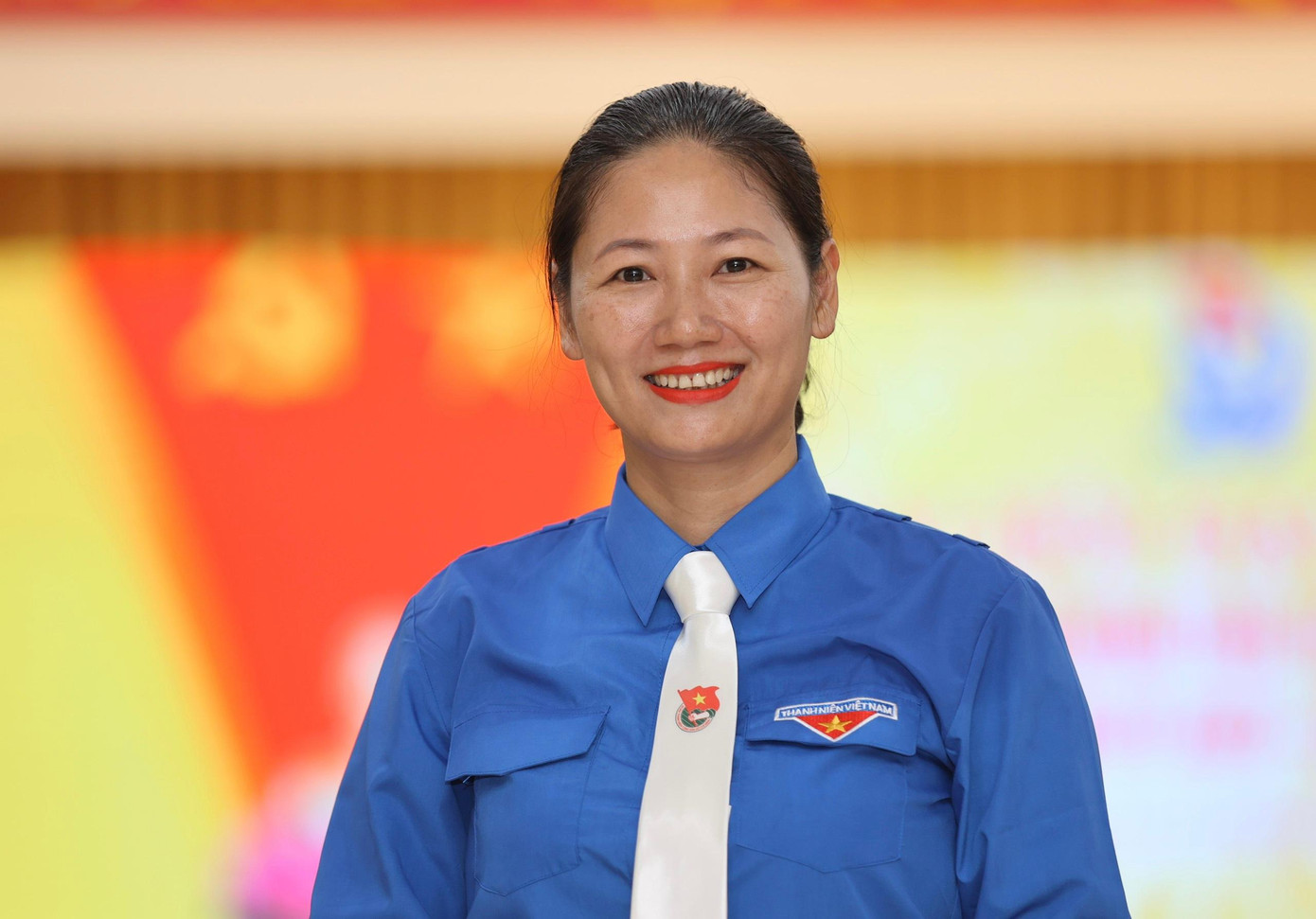 Chị Đoàn Thị Thanh Tâm, Ủy viên BCH Đảng bộ tỉnh, Bí thư Tỉnh Đoàn, Chủ tịch Hội LHTN Việt Nam tỉnh Yên Bái sang công tác tại Ban Tuyên giáo Tỉnh ủy Yên Bái. Ảnh: Như Ý