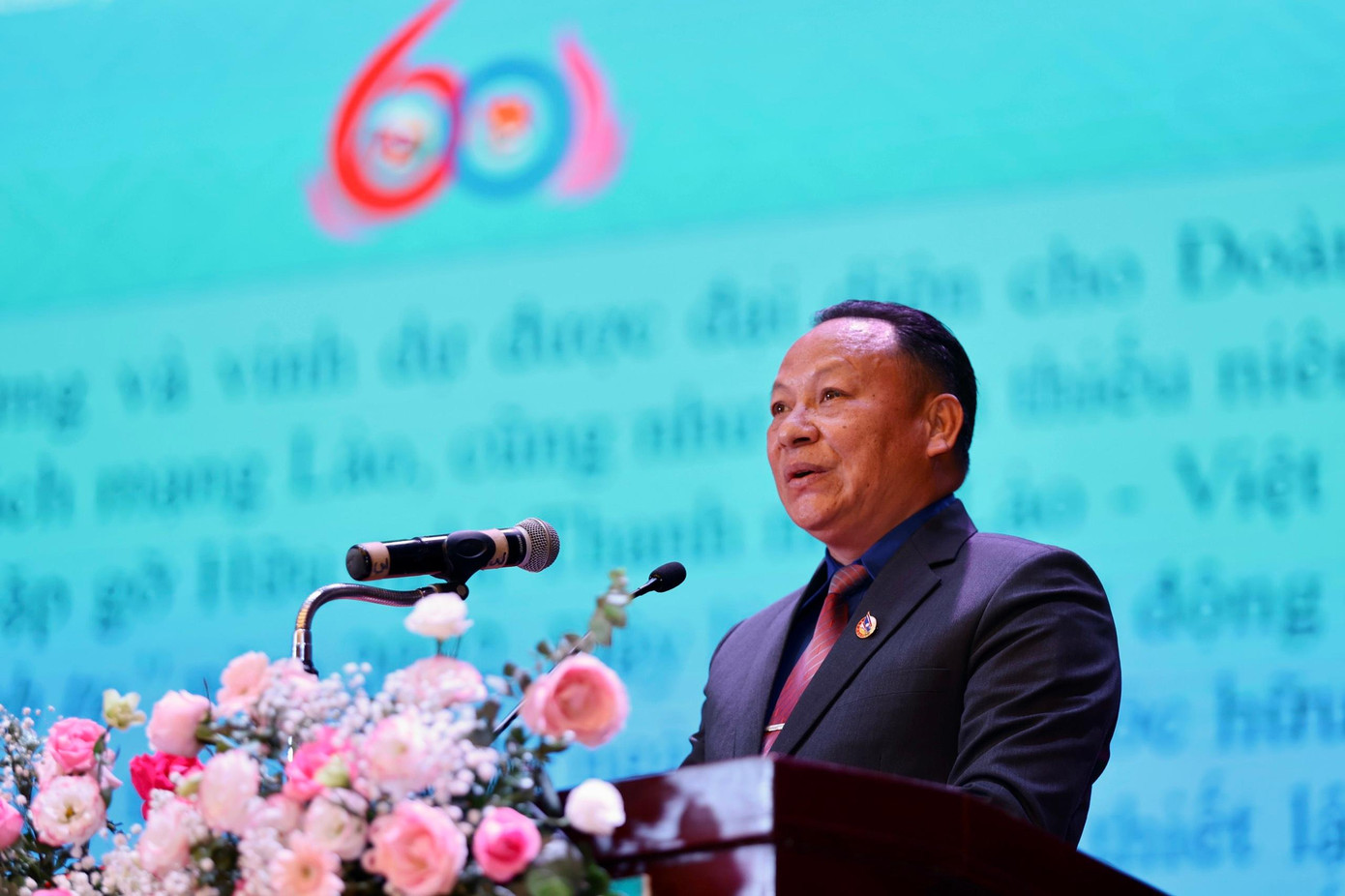 Anh Monxay Laomuasong - Bí thư Đoàn TNND Cách mạng Lào (Ảnh: Như Ý)