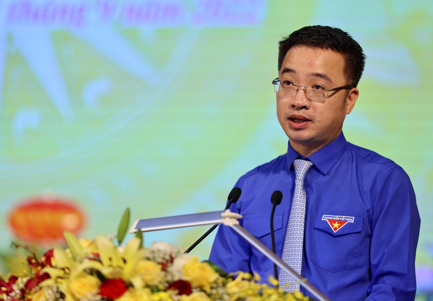 Bí thư T.Ư Đoàn Nguyễn Tường Lâm phát biểu tại phiên trọng thể. Ảnh: Như Ý Bí thư T.Ư Đoàn Nguyễn Tường Lâm phát biểu tại phiên trọng thể. Ảnh: Như Ý