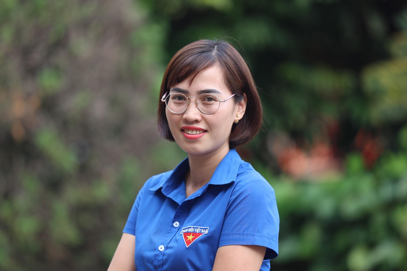 Chị Dương Thị Vui, sinh năm 1991; dân tộc Tày; quê quán: xã Ngọc Chấn, huyện Yên Bình, tỉnh Yên Bái; trình độ chuyên môn: cử nhân Sư phạm. - Ảnh: Như Ý