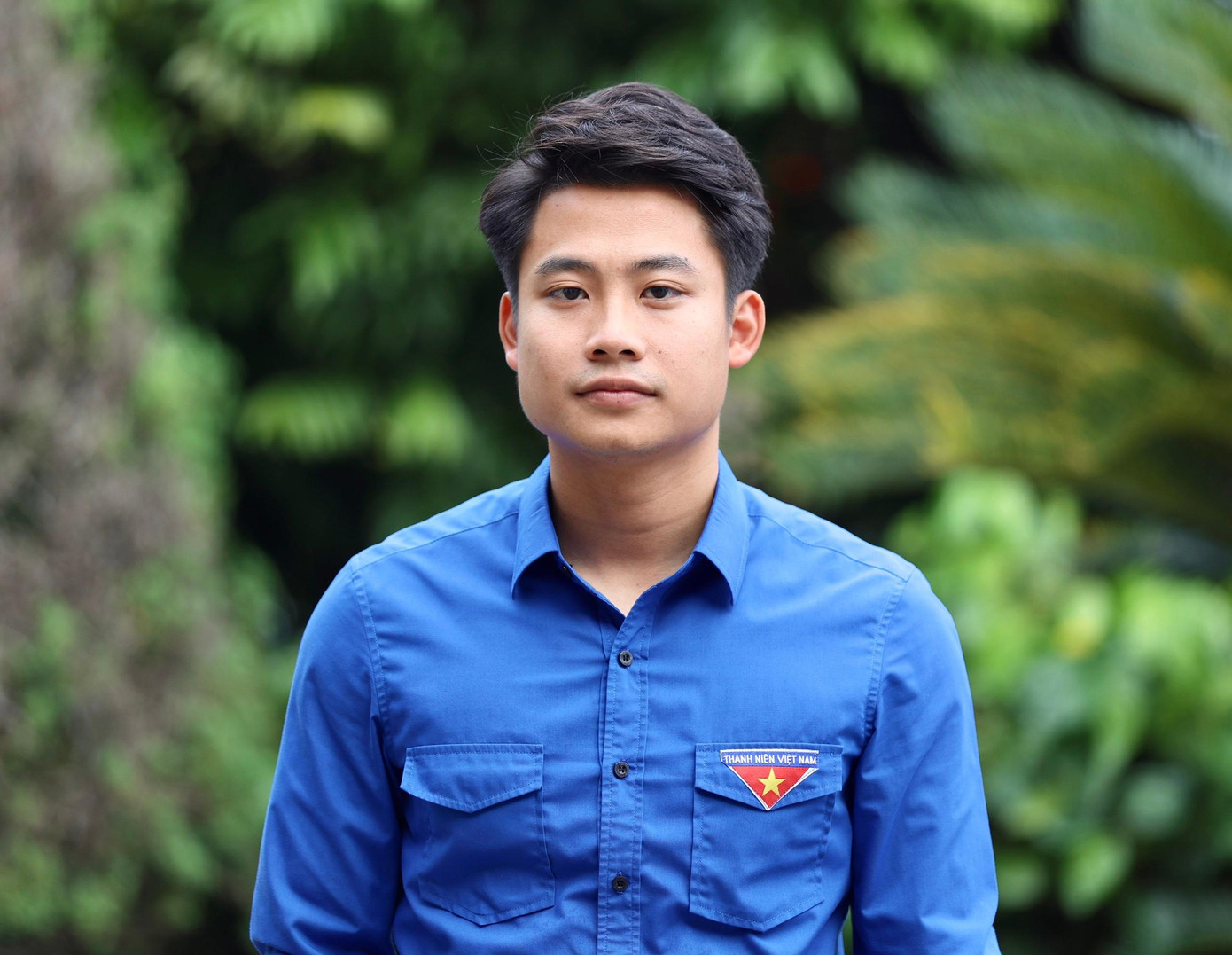 Anh Đồng Mạnh Linh, sinh năm 1989; dân tộc Kinh; quê quán xã Dũng Nghĩa, huyện Vũ Thư, tỉnh Thái Bình; trình độ chuyên môn: thạc sĩ Tài chính - Ngân hàng. - Ảnh: Như Ý