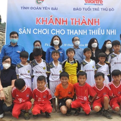 Khánh thành sân chơi cho thiếu nhi Khánh thành sân chơi cho thiếu nhi