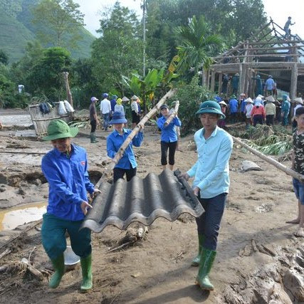 Hỗ trợ nhân dân khắc phục hậu quả cơn bão số 3 Hỗ trợ nhân dân khắc phục hậu quả cơn bão số 3