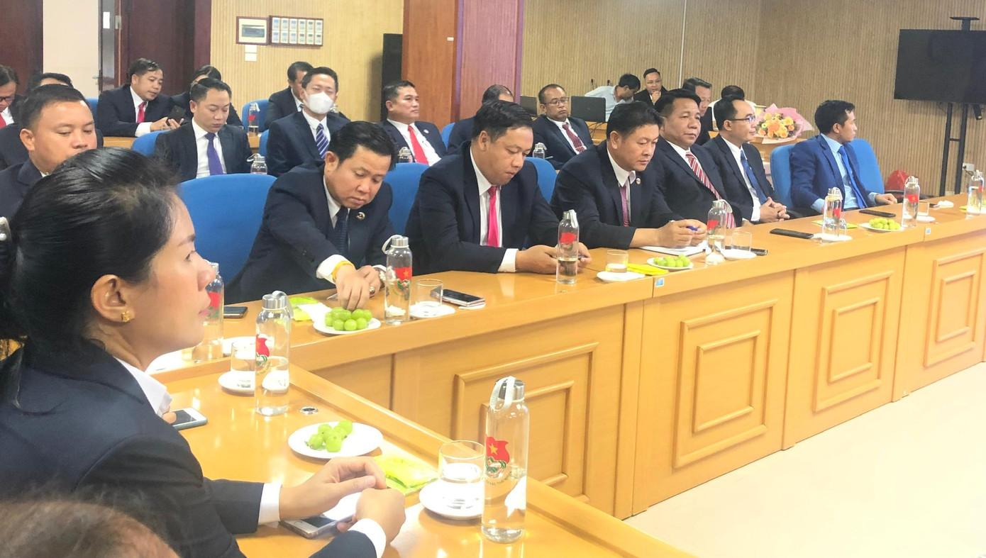 Các học viên tại lễ bế mạc