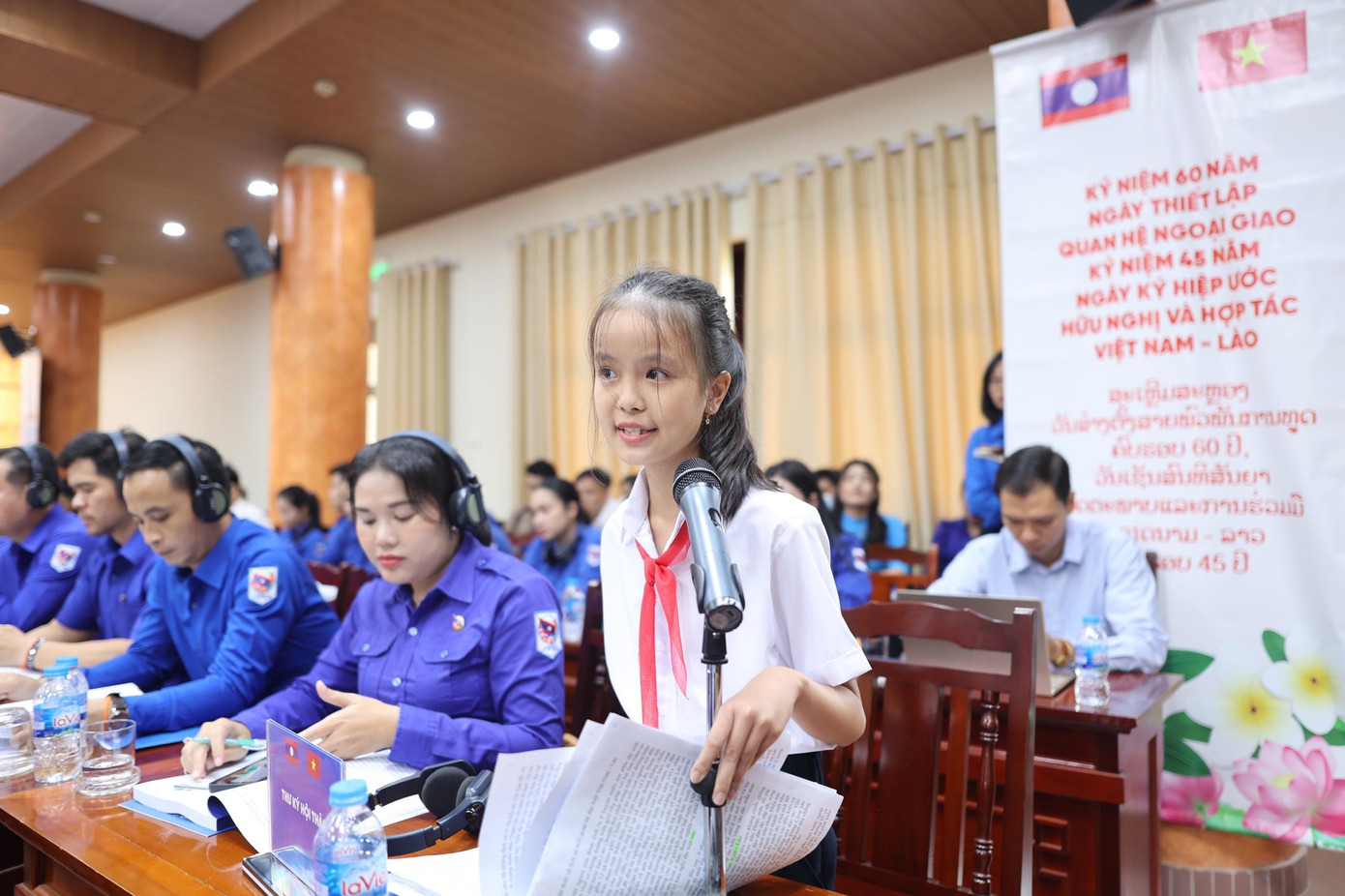 Đại biểu thiếu nhi tham gia tại buổi hội thảo. (Ảnh: Như Ý) Đại biểu thiếu nhi tham gia tại buổi hội thảo. (Ảnh: Như Ý)