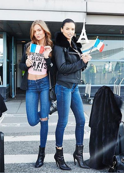 Cận cảnh dàn chân dài Victoria's Secret đổ bộ Paris ảnh 2
