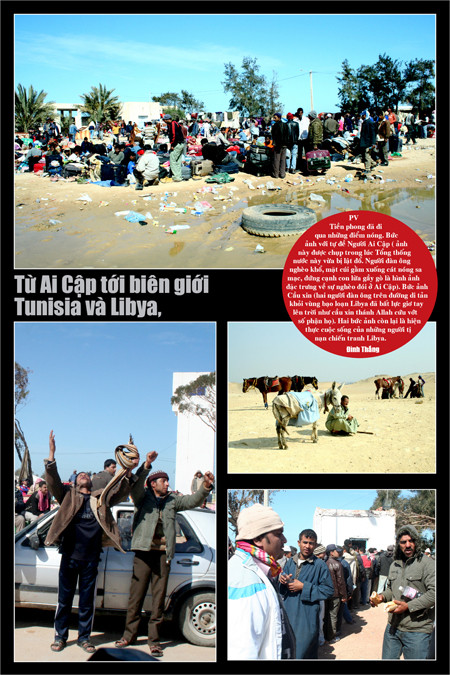 Ai Cập, Lybia trong những giờ phút nóng bỏng nhất. Ảnh: Đình Thắng