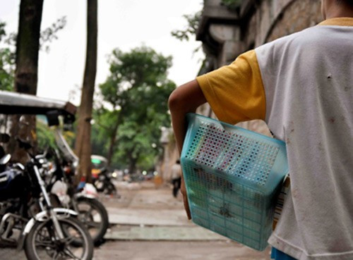 Em đi bán kẹo dạo