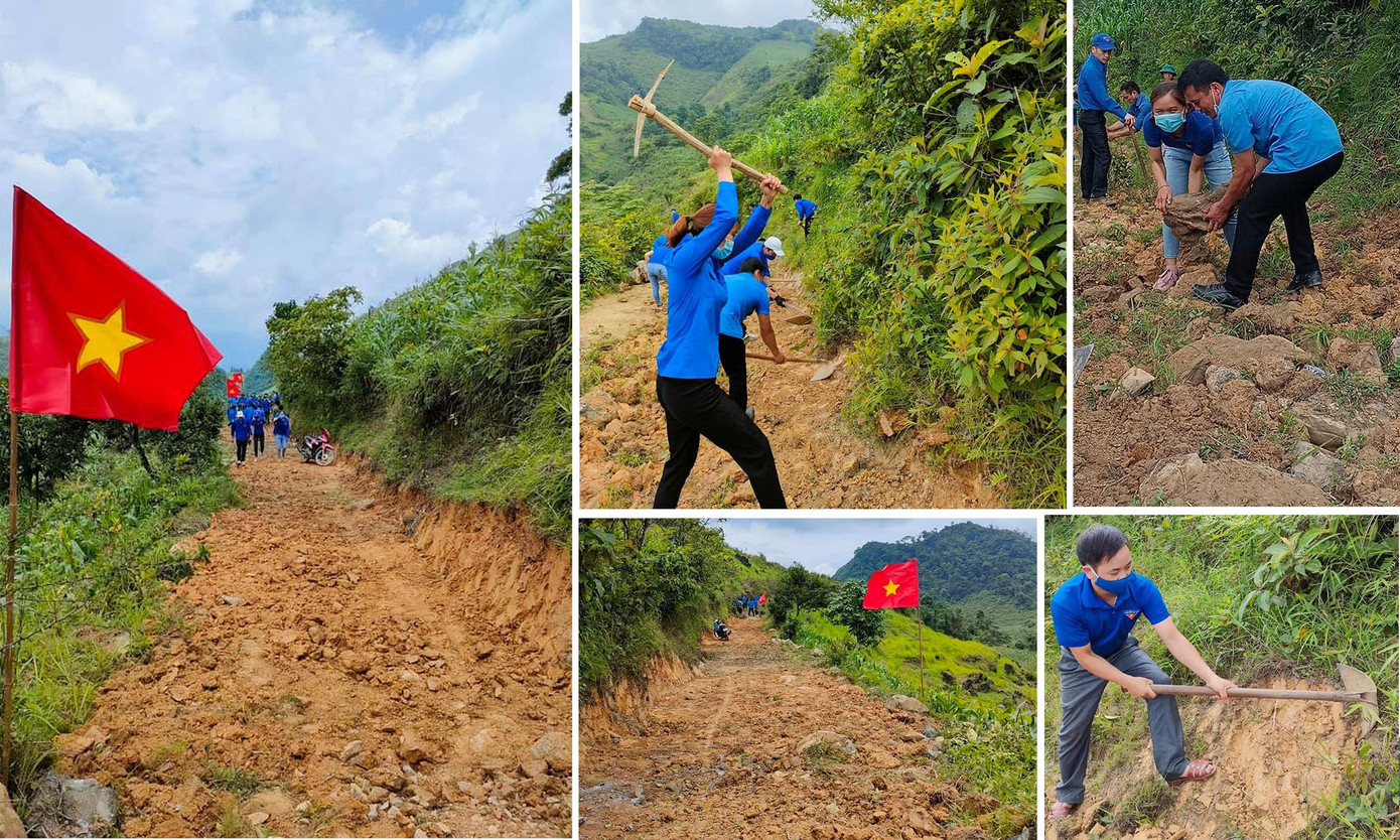 Tại Quản Bạ, Huyện Đoàn tổ chức ra quân chiến dịch thanh niên tình nguyện Hè và hoạt động Ngày chủ nhật Xanh. Các đoàn viên thanh niên tu sửa, mở rộng đường giao thông nông thôn từ thôn Làng Tấn đi thôn Ma Lùng (xã Thanh Vân).