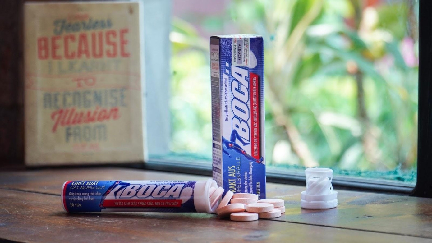 Viên sủi xương khớp Boca - giảm đau, kháng viêm, cho một hệ xương chắc khỏe Viên sủi xương khớp Boca - giảm đau, kháng viêm, cho một hệ xương chắc khỏe