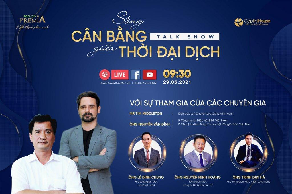 Tọa đàm có sự tham gia của các chuyên gia bất động sản uy tín, lãnh đạo doanh nghiệp kinh doanh bất động sản.