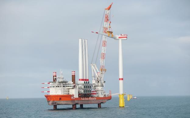 Lắp đặt dự án điện gió ngoài khơi