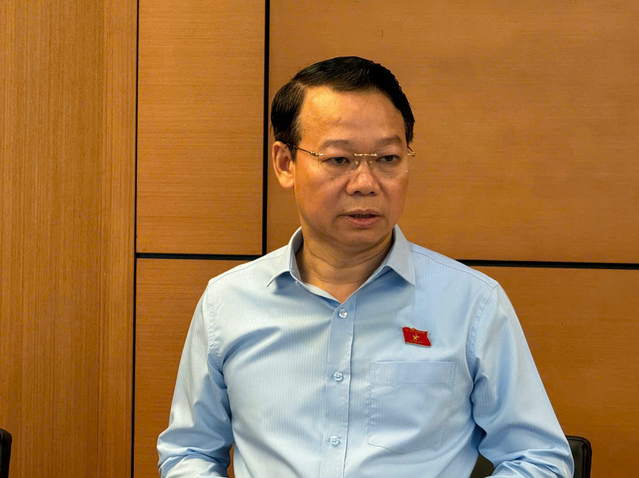 Bộ trưởng Bộ Tài nguyên và Môi trường Đỗ Đức Duy. Ảnh PV Bộ trưởng Bộ Tài nguyên và Môi trường Đỗ Đức Duy. Ảnh PV