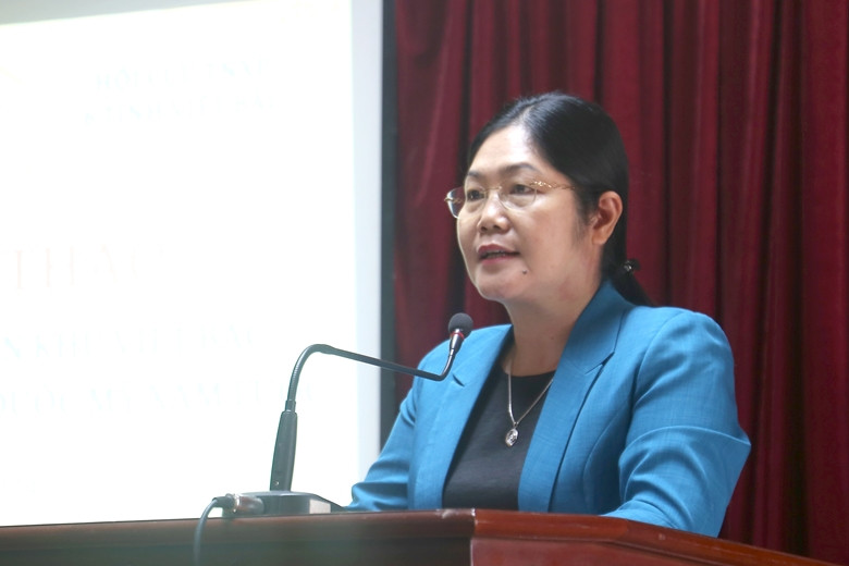 Phó Chủ tịch UBND tỉnh Bắc Kạn Hoàng Thu Trang. ( Ảnh: backan.gov.vn)