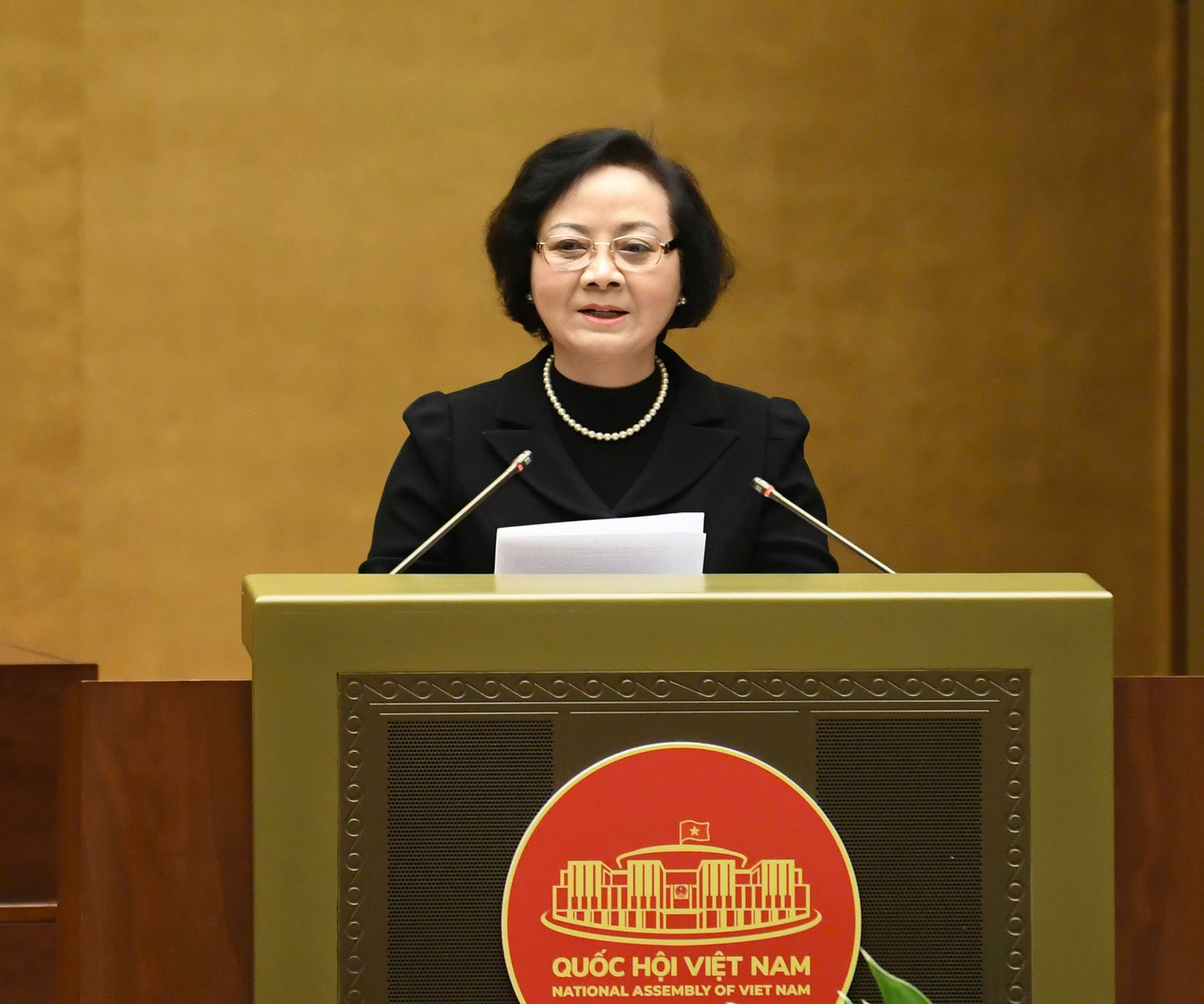 Bộ trưởng Bộ Nội vụ Phạm Thị Thanh Trà. Ảnh: Như Ý