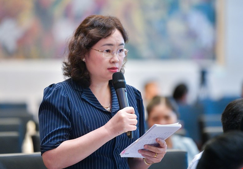 Bà Lò Thị Luyến phụ trách Đoàn đại biểu Quốc hội khóa XV tỉnh Điện Biên. Ảnh: QH Bà Lò Thị Luyến phụ trách Đoàn đại biểu Quốc hội khóa XV tỉnh Điện Biên. Ảnh: QH