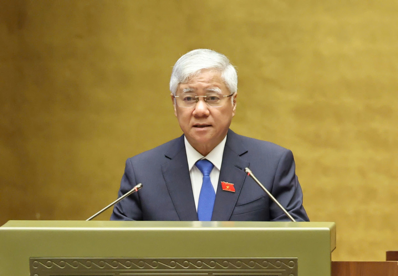 Chủ tịch Ủy ban Trung ương Mặt trận Tổ quốc Việt Nam Đỗ Văn Chiến. Ảnh: Như Ý