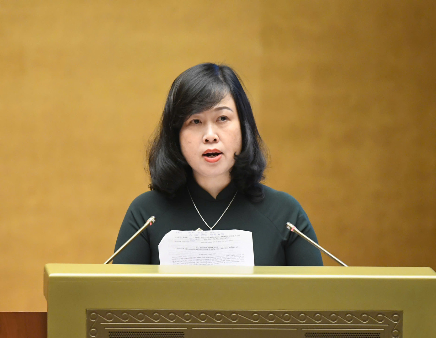 Bộ trưởng Y tế Đào Hồng Lan. Ảnh: Như Ý