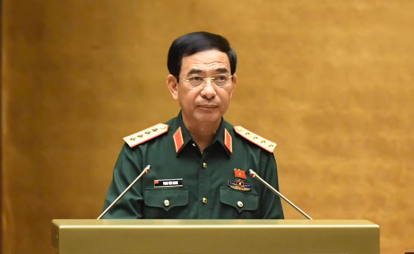 Đại tướng Phan Văn Giang - Bộ trưởng Bộ Quốc phòng. (Ảnh: Như Ý)