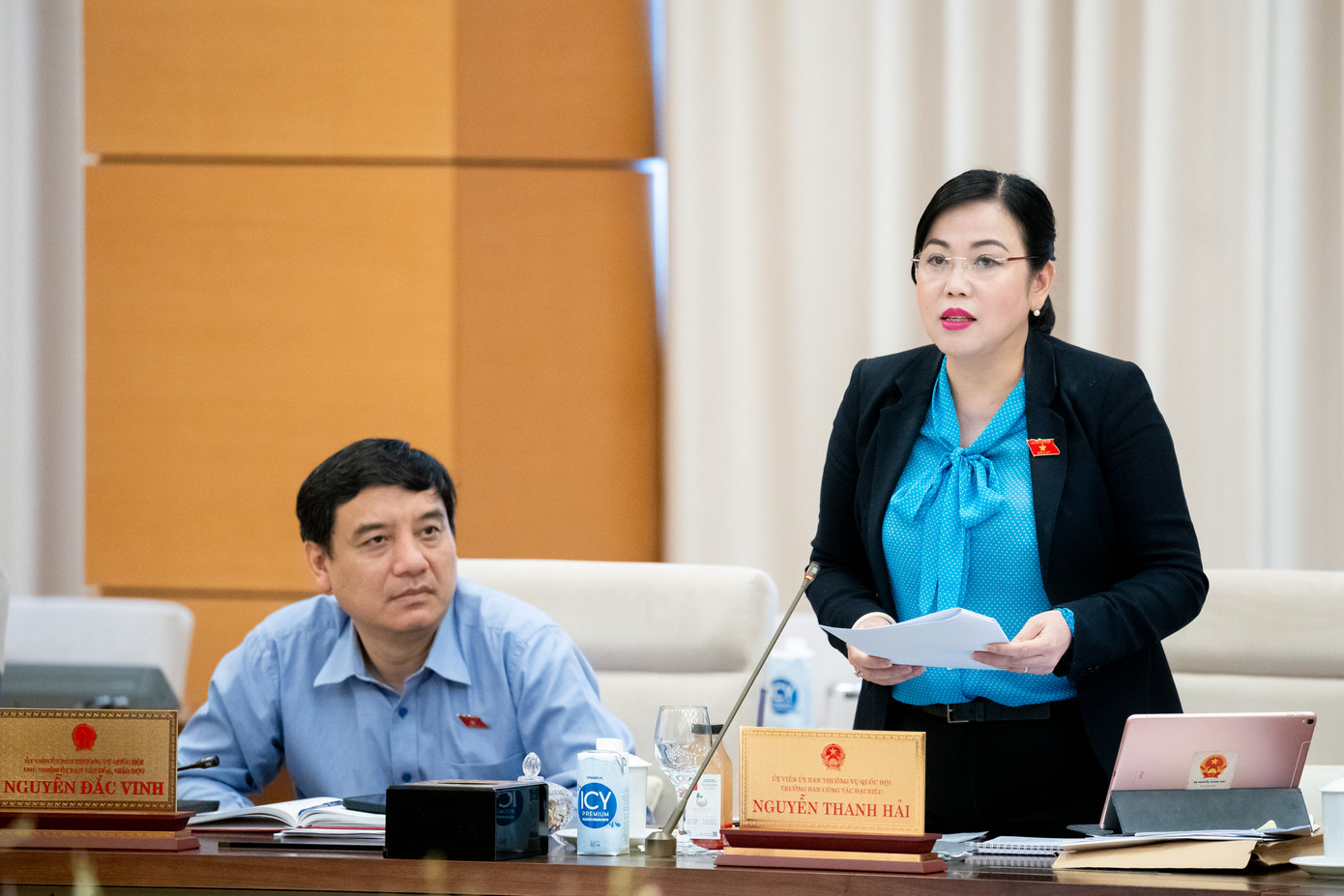 Trưởng ban Công tác đại biểu Nguyễn Thanh Hải.