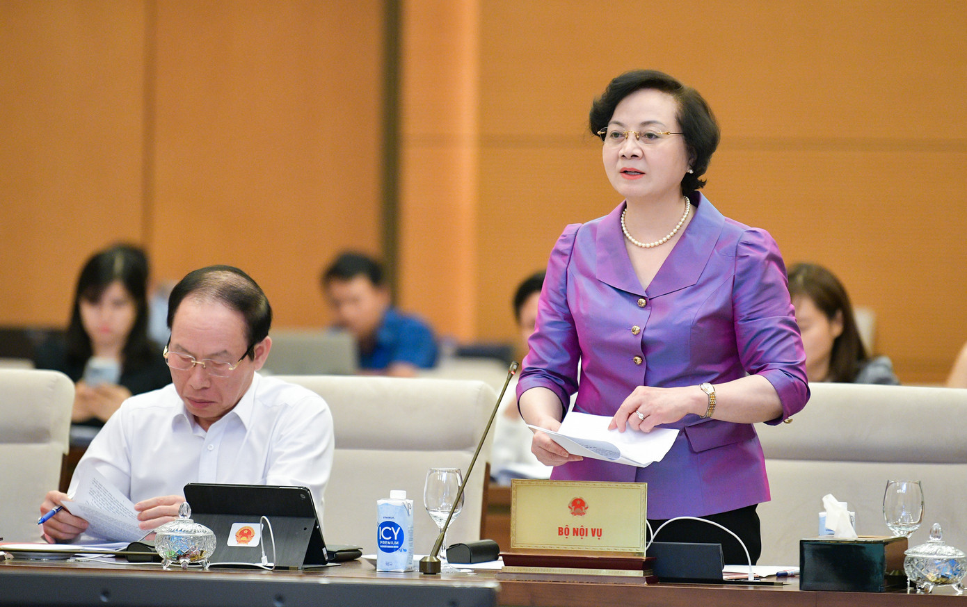 Bộ trưởng Nội vụ Phạm Thị Thanh Trà.