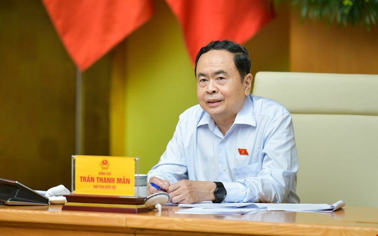 Ủy viên Bộ Chính trị, Chủ tịch Quốc hội Trần Thanh Mẫn. Ảnh: QH.