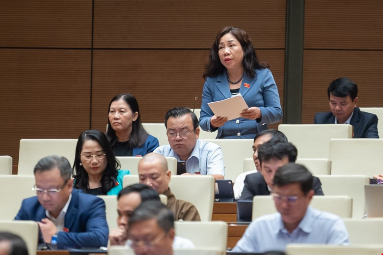Đại biểu Trần Thị Hiền (Hà Nam). Ảnh: QH Đại biểu Trần Thị Hiền (Hà Nam). Ảnh: QH