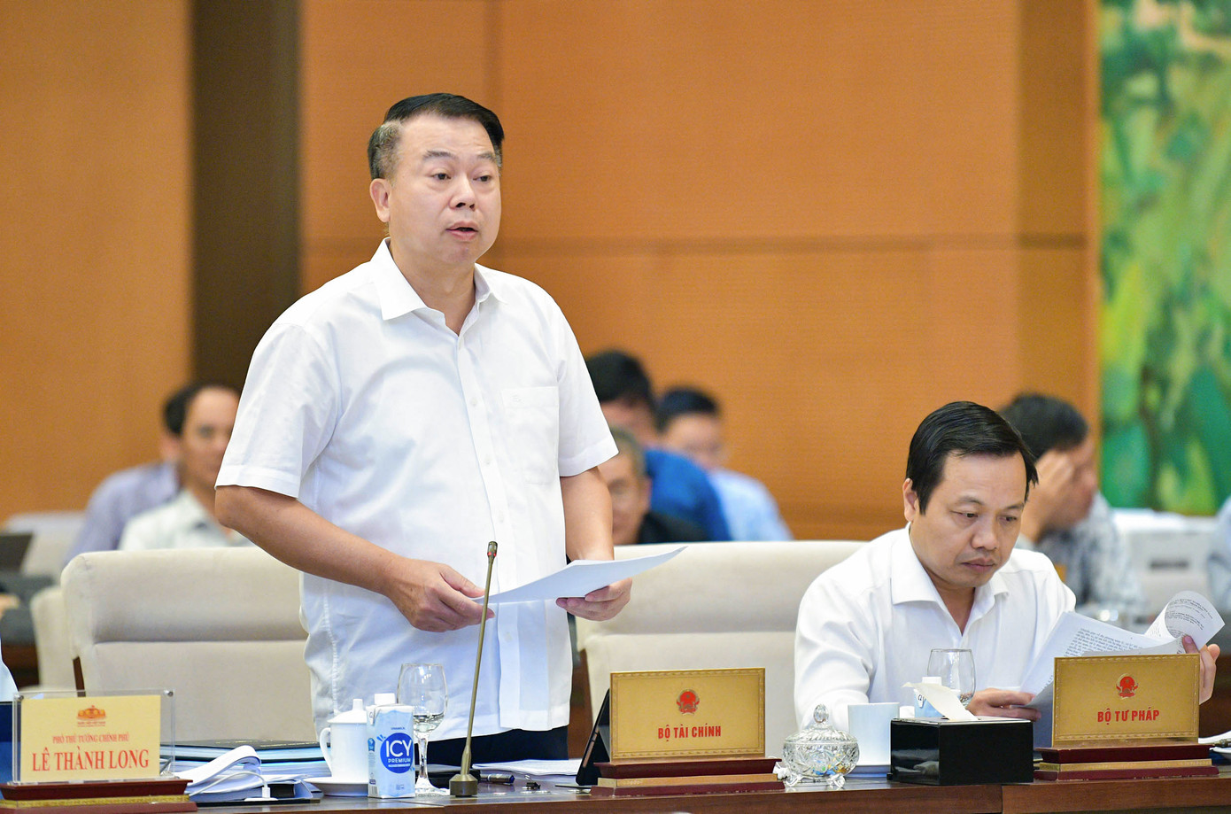 Thứ trưởng Bộ Tài chính Nguyễn Đức Chi. Ảnh: QH