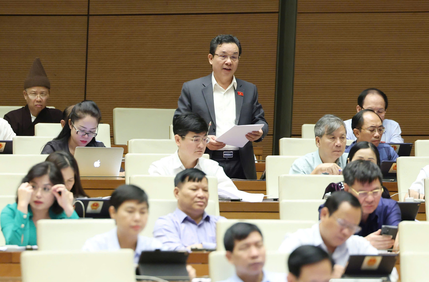 Đại biểu Hoàng Văn Cường (đoàn Hà Nội). Ảnh: Như Ý. Đại biểu Hoàng Văn Cường (đoàn Hà Nội). Ảnh: Như Ý.