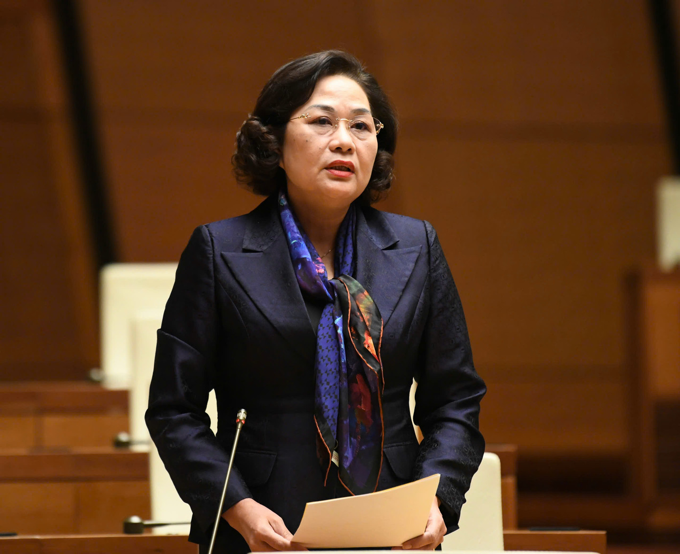 Thống đốc Ngân hàng Nhà nước Việt Nam Nguyễn Thị Hồng. Ảnh: Như Ý. Thống đốc Ngân hàng Nhà nước Việt Nam Nguyễn Thị Hồng. Ảnh: Như Ý.