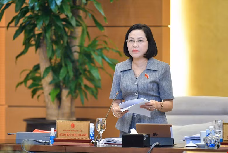 Phó Chủ tịch Quốc hội Nguyễn Thị Thanh.