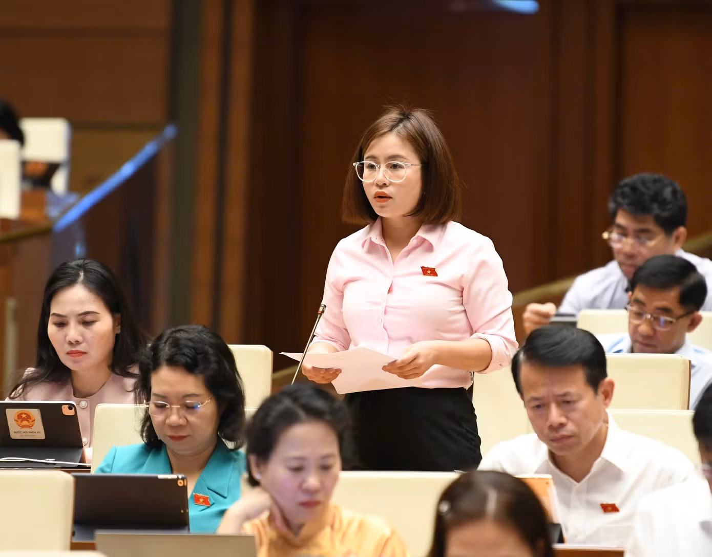 Đại biểu Nguyễn Việt Hà (đoàn Tuyên Quang). Ảnh: Như Ý Đại biểu Nguyễn Việt Hà (đoàn Tuyên Quang). Ảnh: Như Ý