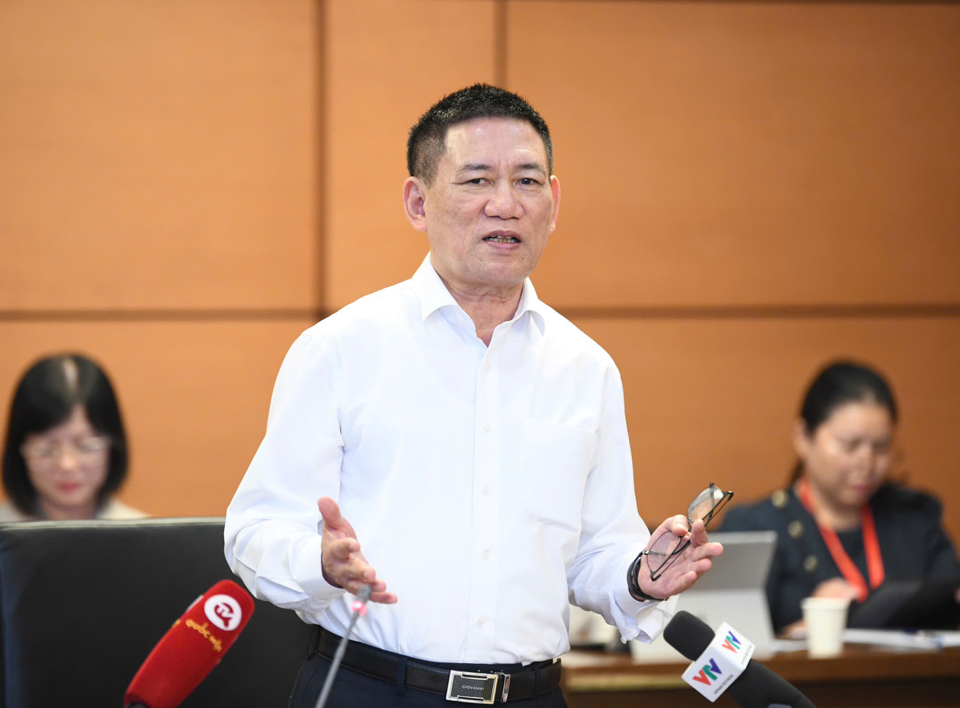 Phó thủ tướng, Bộ trưởng Bộ Tài chính Hồ Đức Phớc. Ảnh: Như Ý.